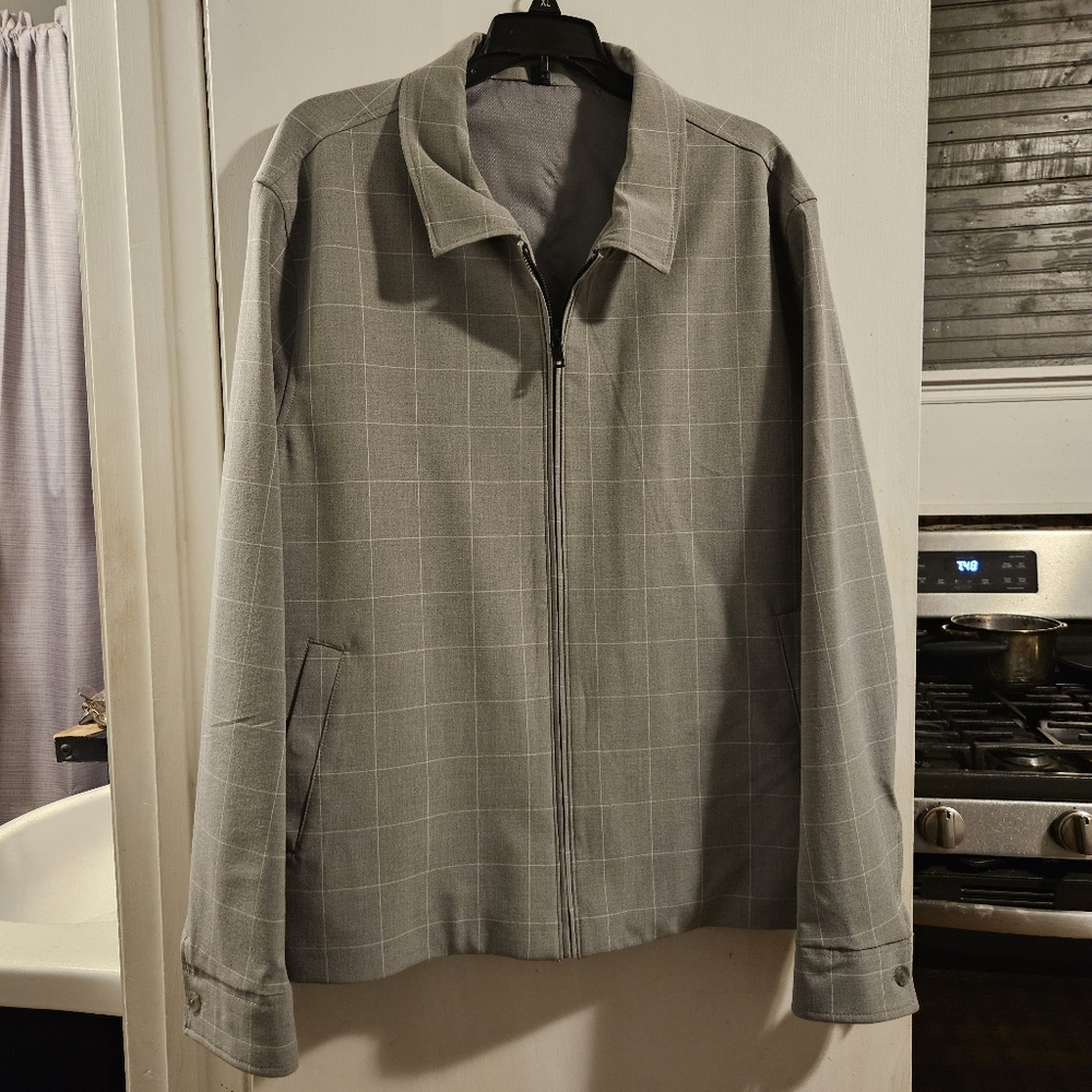 Men's zip up sport coat